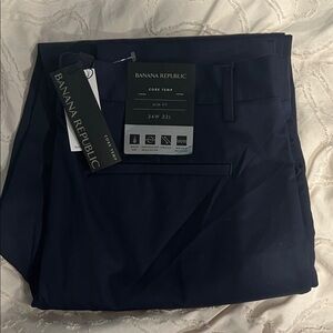 Banana Republic Core Temp Navy Trousers Men’s 34X32